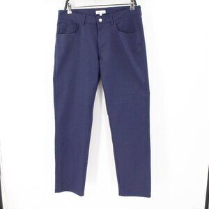Peter Millar EB66 Pants Mens 32 Performance Five Pocket Navy Blue Stretch Golf